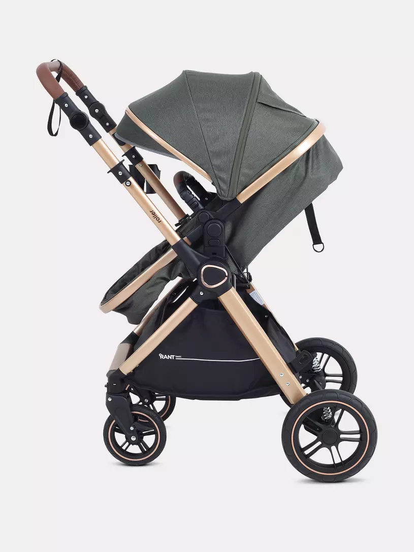 Коляска-трансформер Rant Basic Roller Gold 2024 Olive
