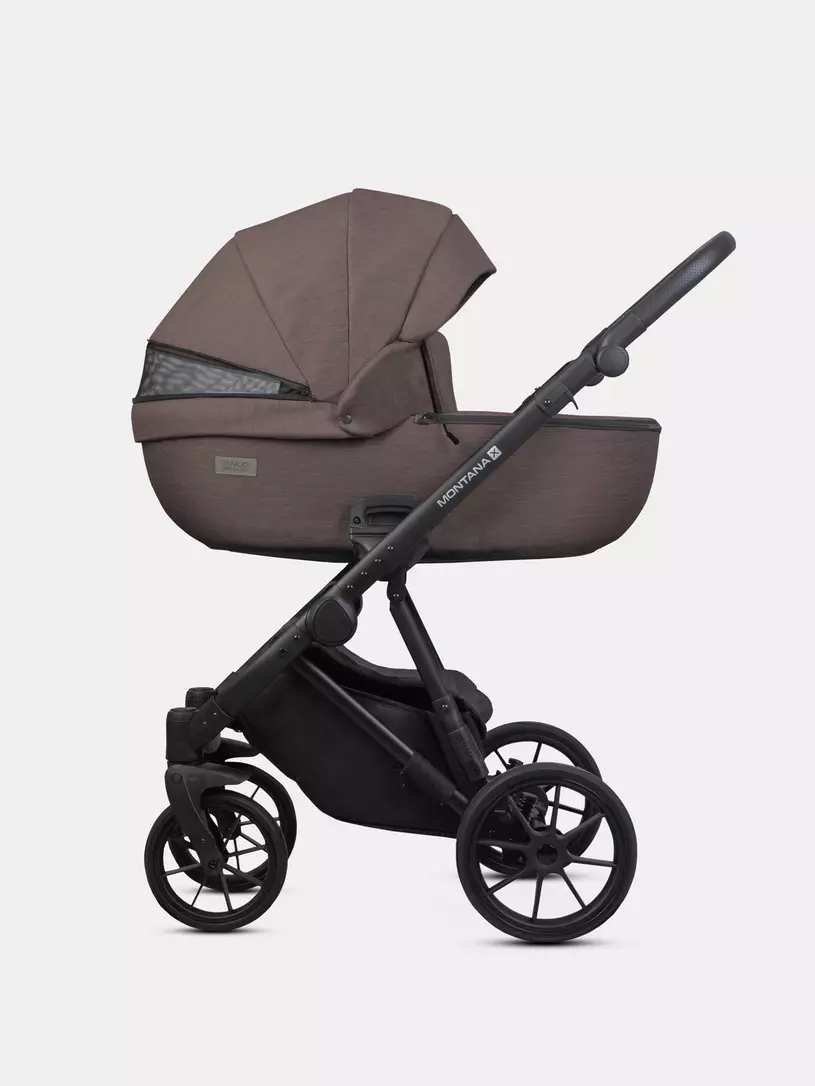 Коляска 2 в 1 Riko Basic Montana X 01 коричневый