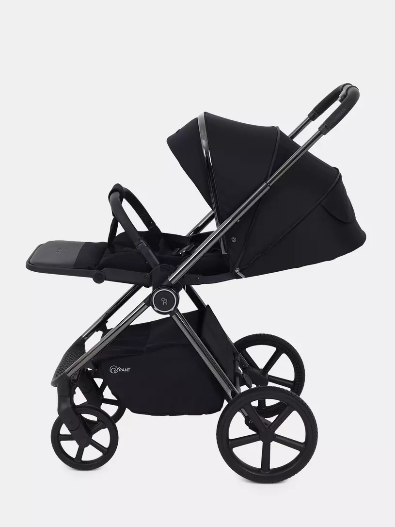 Коляска 2 в 1 Rant Teo Black Chrome Black