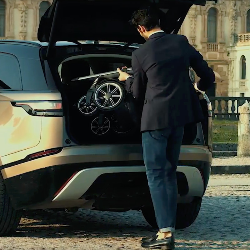 Коляска 2 в 1 Inglesina Aptica New с подставкой под люльку Stand Up, Resort Blue