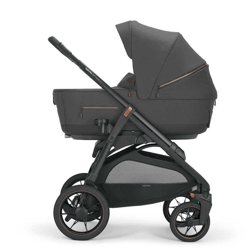 Коляска 3 в 1 i-Size Inglesina Aptica XT New с подставкой под люльку Standup, Magnet Grey