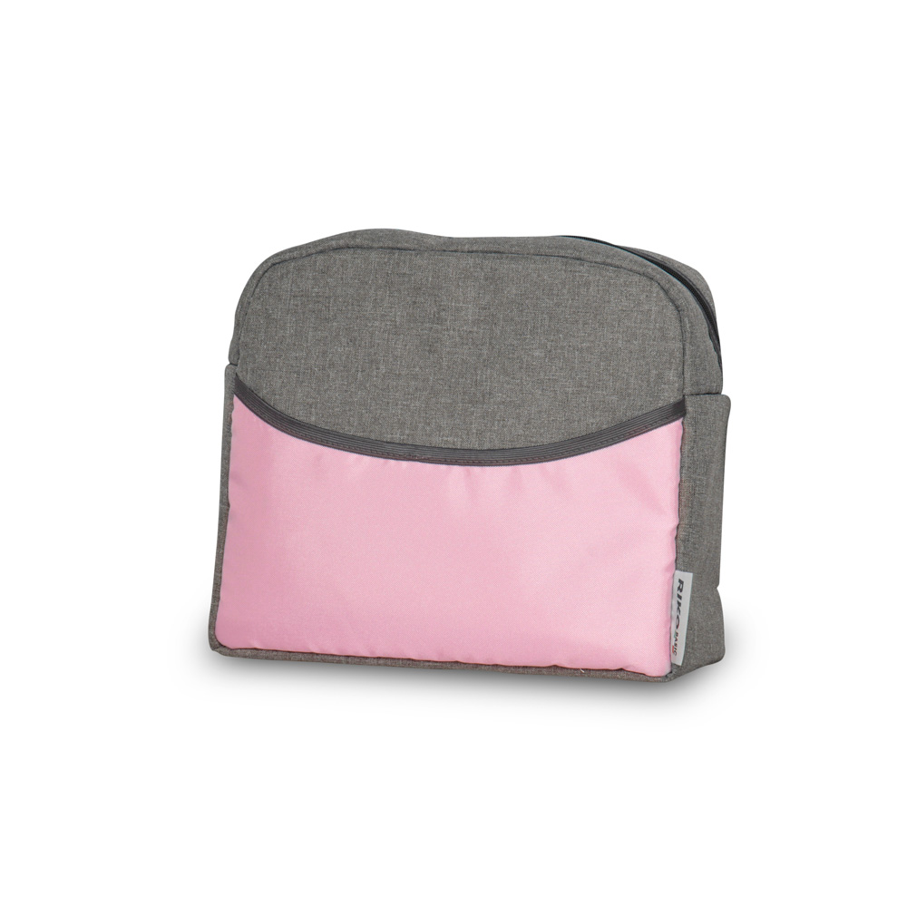 Коляска 2 в 1 Riko Basic Mario Classic 02 серый-розовый