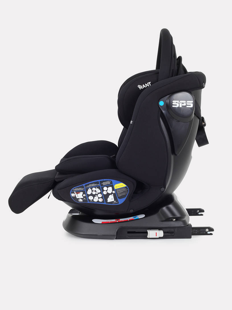 Автокресло Rant Nitro Plus isofix группа 0/1/2/3 (0-36 кг) Black