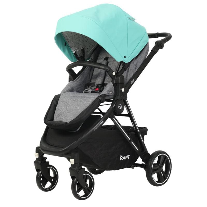 Коляска 2 в 1 Rant Neo серо-бирюзовый