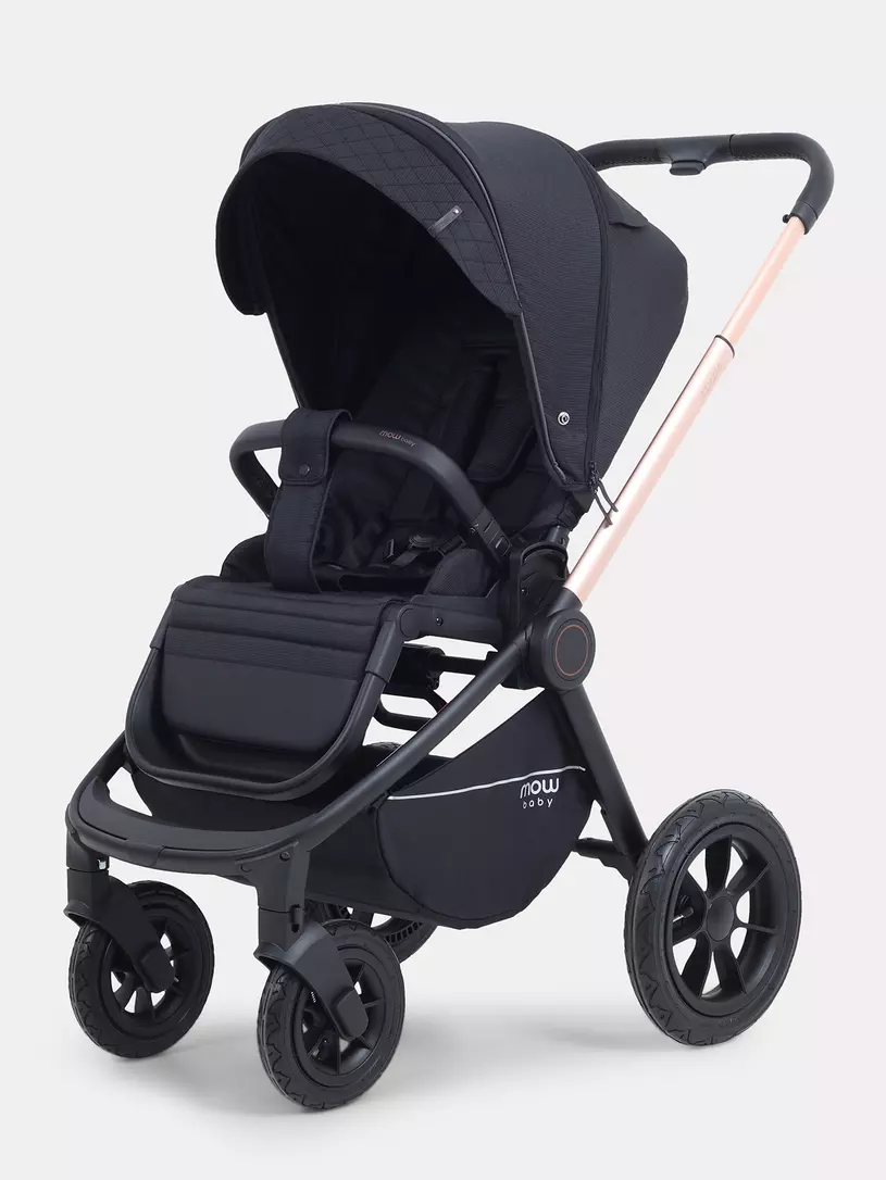 Коляска 2 в 1 Mowbaby Zoom Air Gold Black
