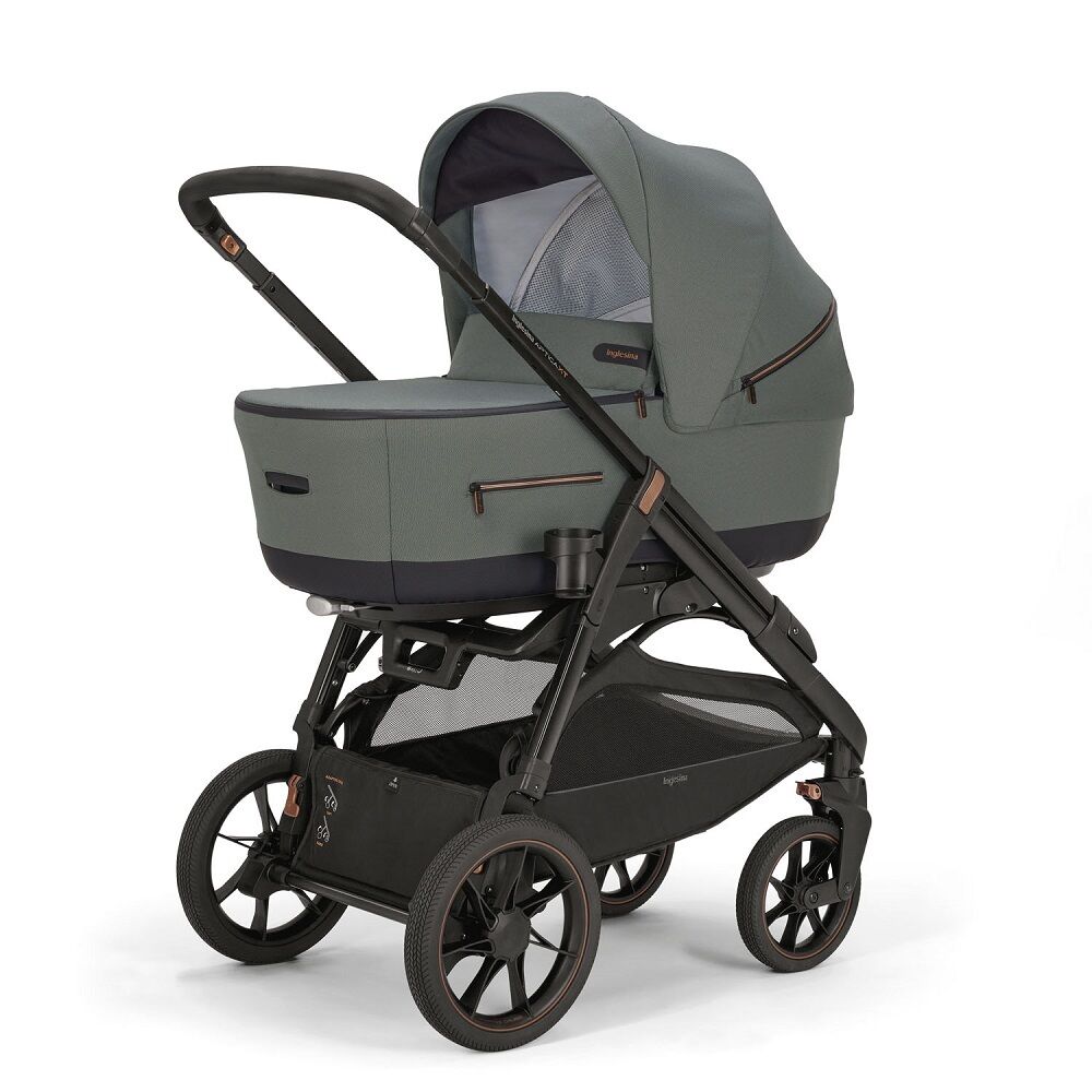 Коляска 3 в 1 i-Size Inglesina Aptica XT New с подставкой под люльку Standup, Taiga Green