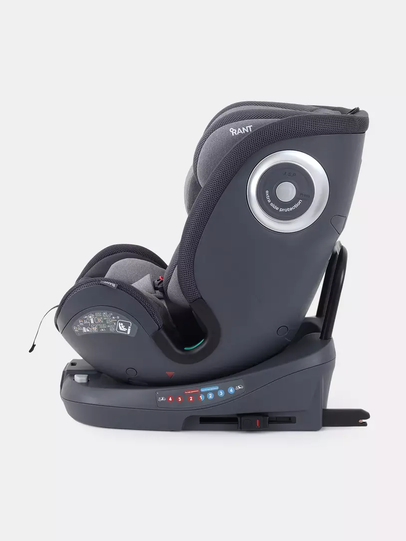 Автокресло Rant MultiFix группа 0/1/2/3 (0-36 кг), grey