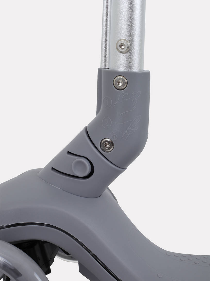 Самокат 3-х колесный Rant Beast Grey