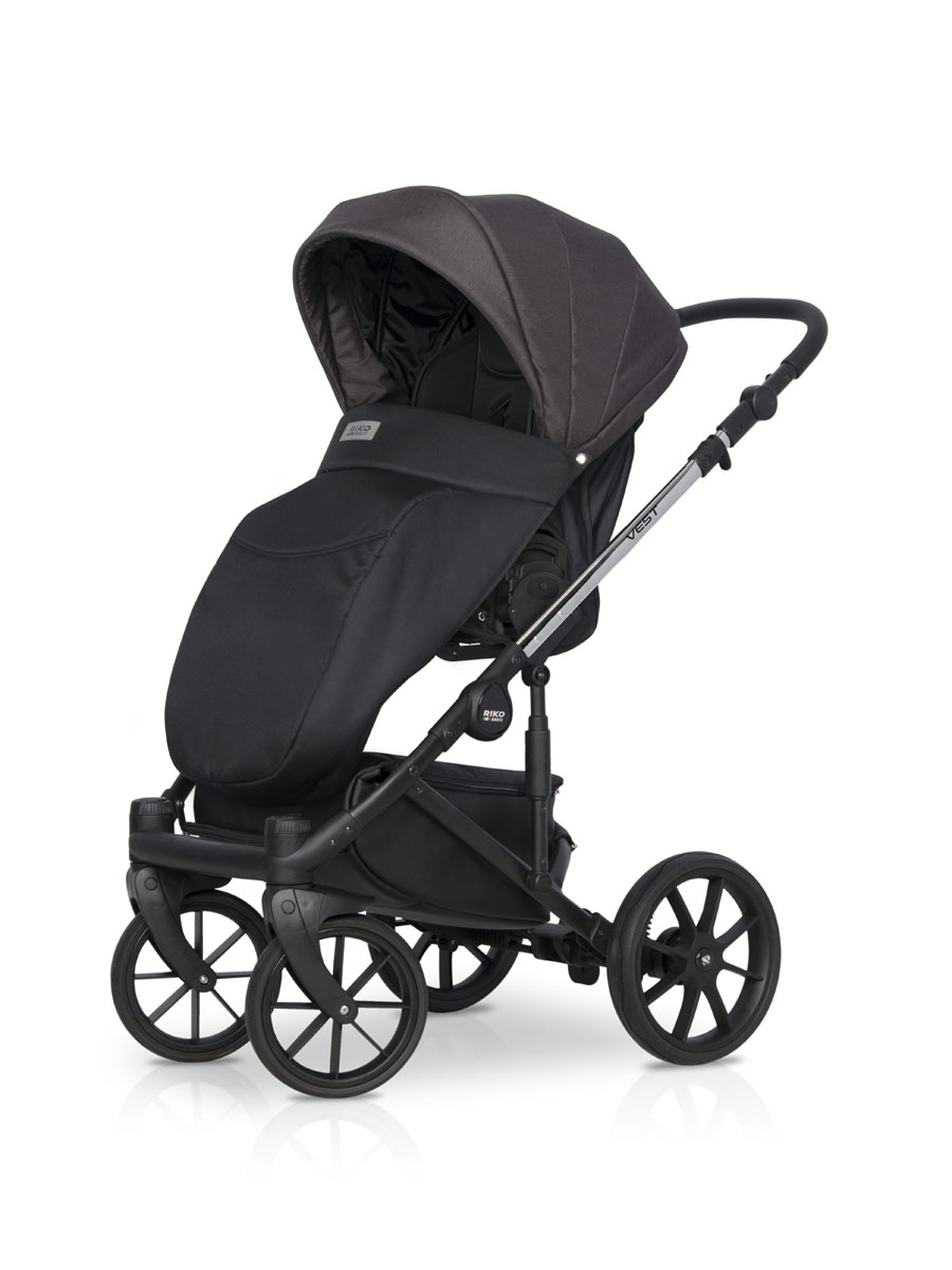 Коляска 2 в 1 Riko Basic Vest 05 Anthracite темно-серый