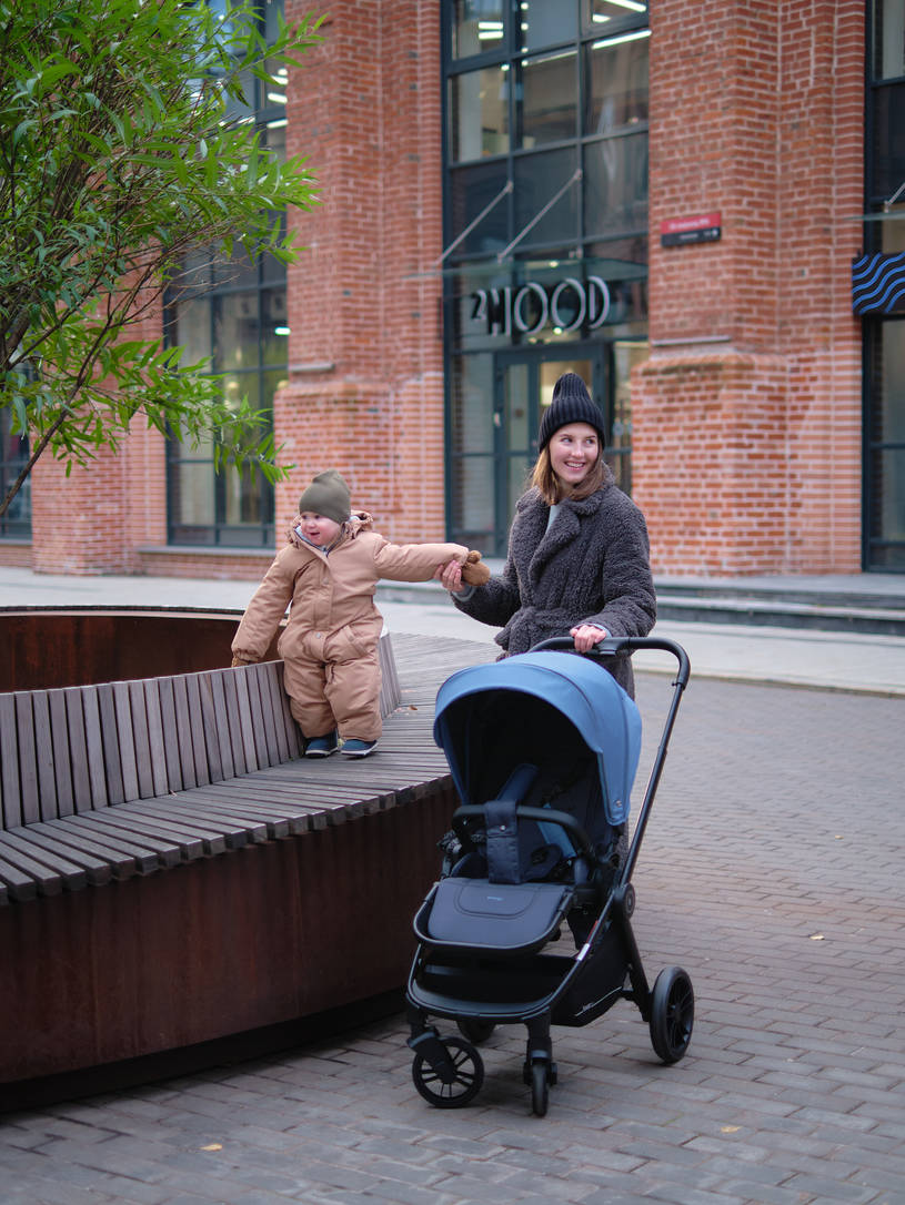 Коляска 2 в 1 Rant Basic Energy Blue