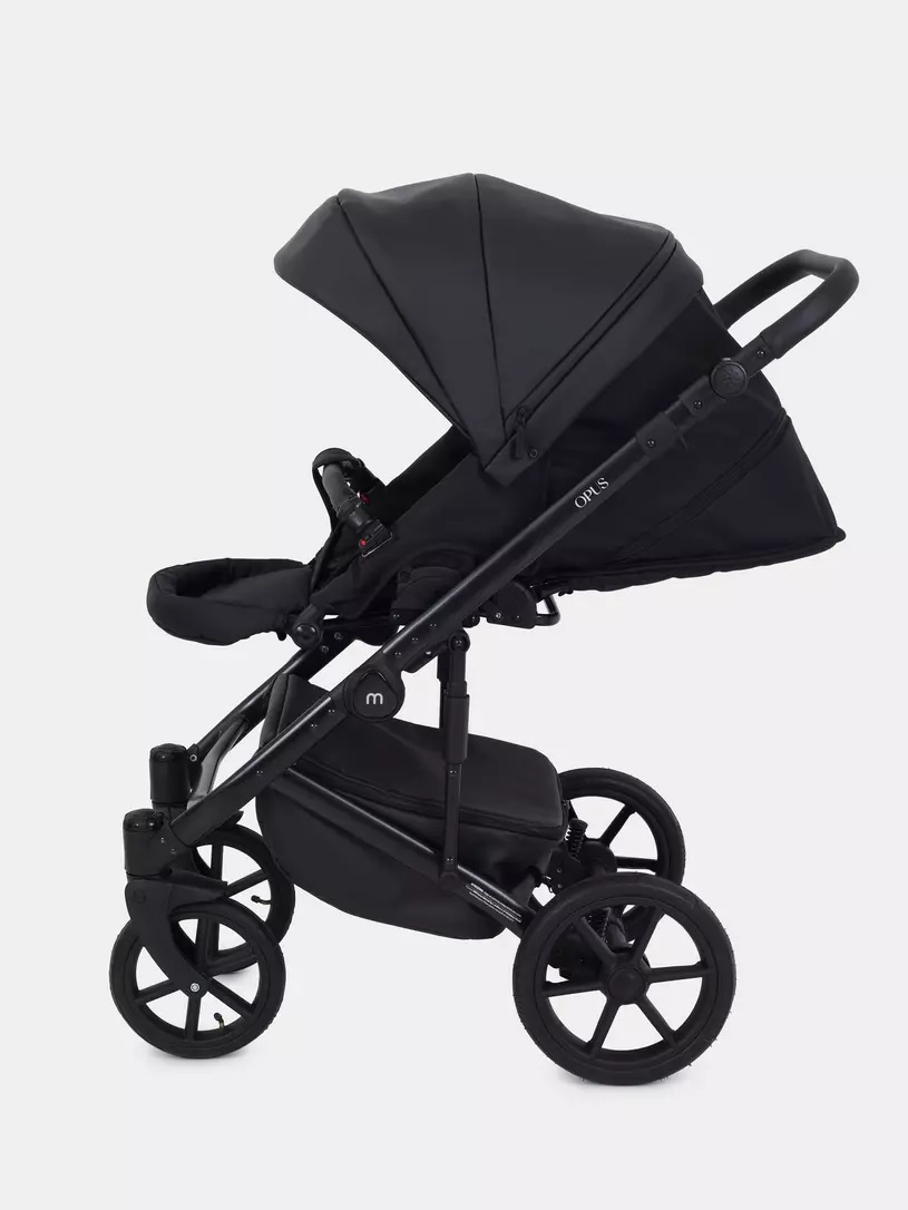 Коляска 3 в 1 Mowbaby Opus Midnight black, Черный