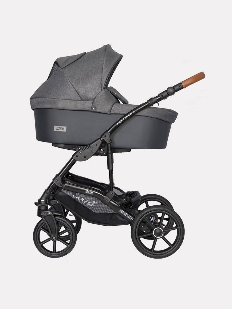 Коляска 2 в 1 Riko Basic Bella Life 06 anthracite