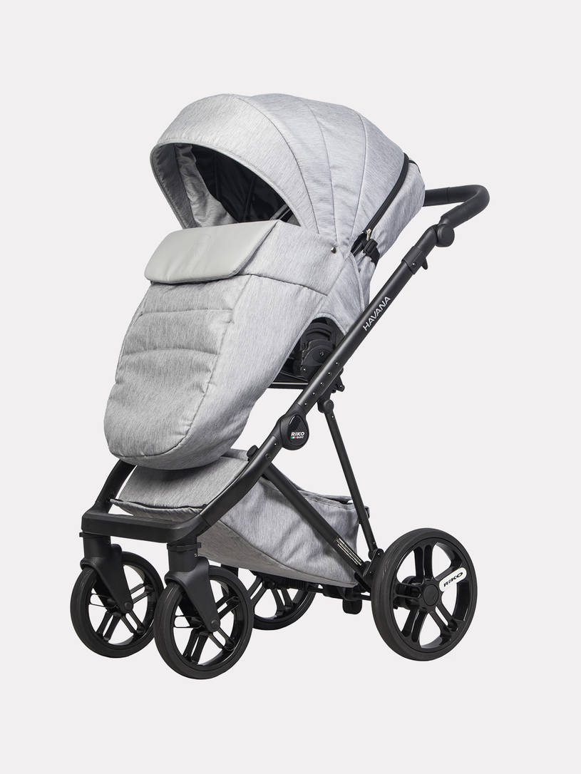 Коляска 2 в 1 Riko Basic Havana 01 серый
