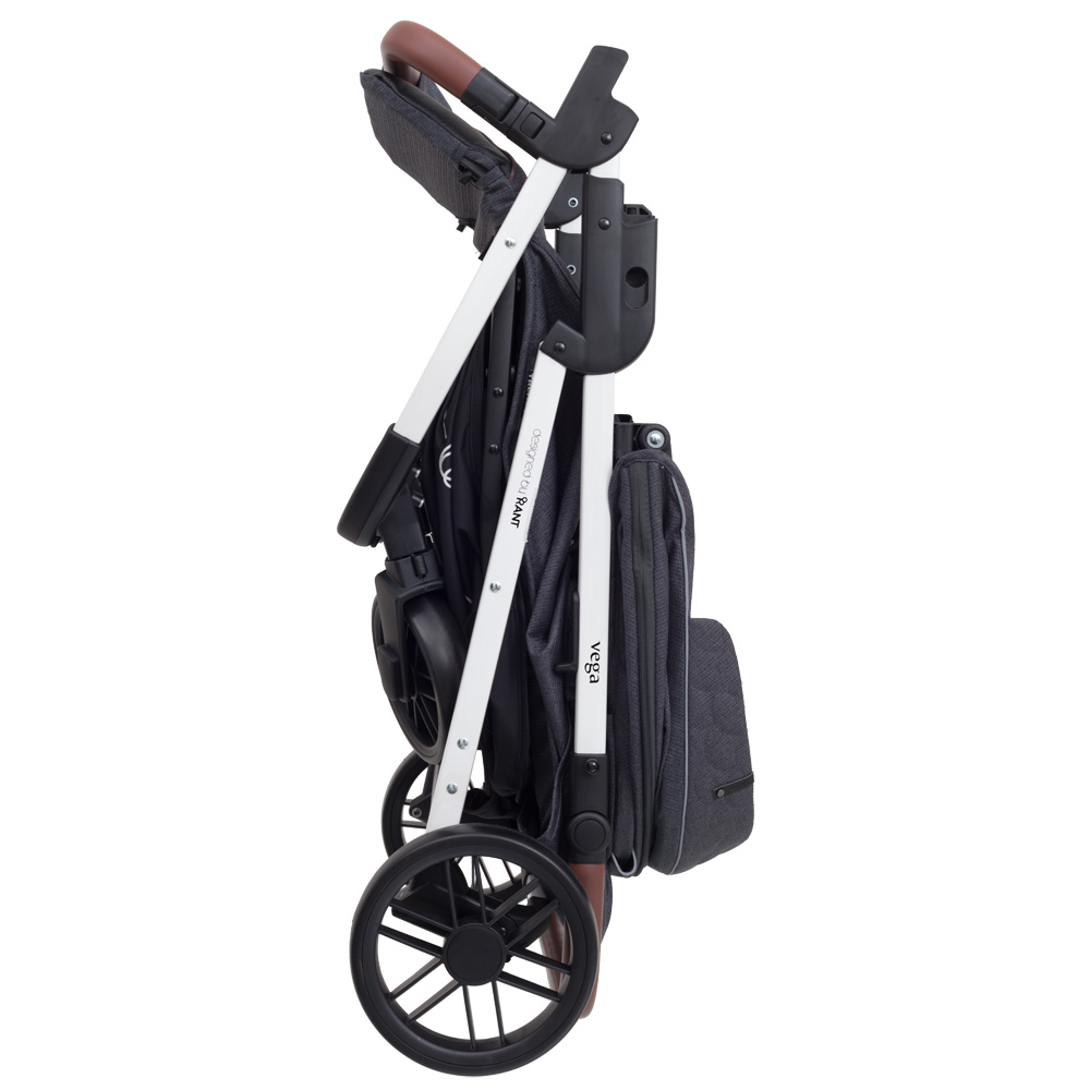 Коляска прогулочная Rant Vega Trends Jet Carbon. Цвет: Графит