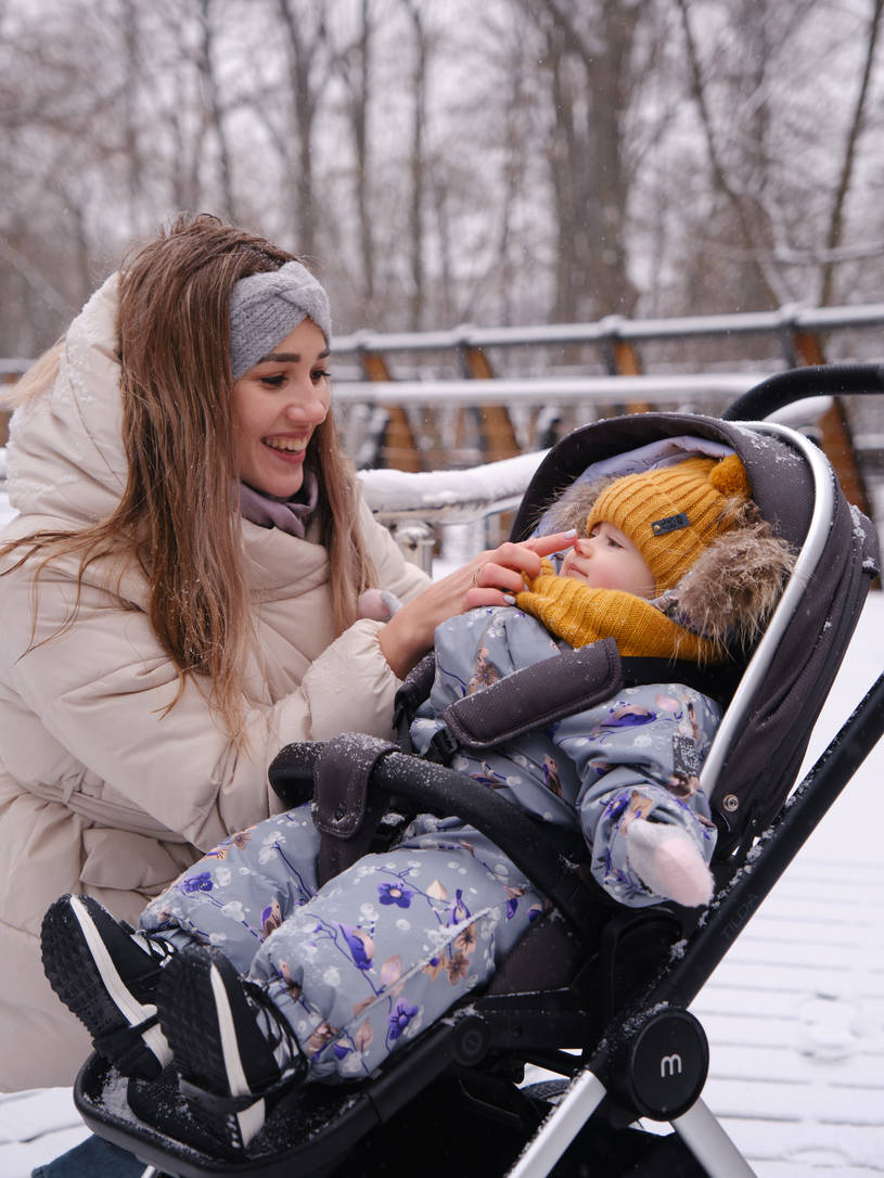 Коляска 3 в 1 Mowbaby Tilda Carbon