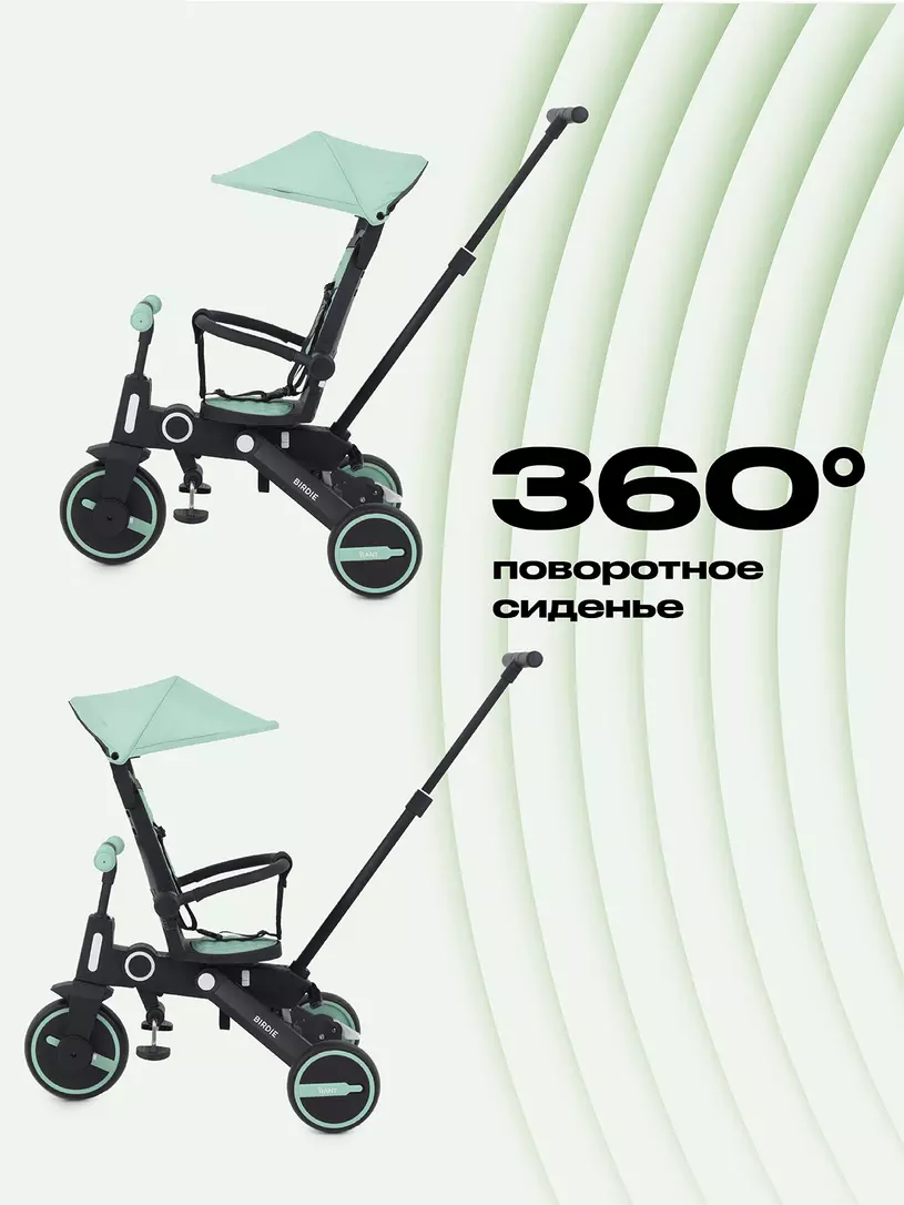 Велосипед 3-х колесный Rant Birdie Mint