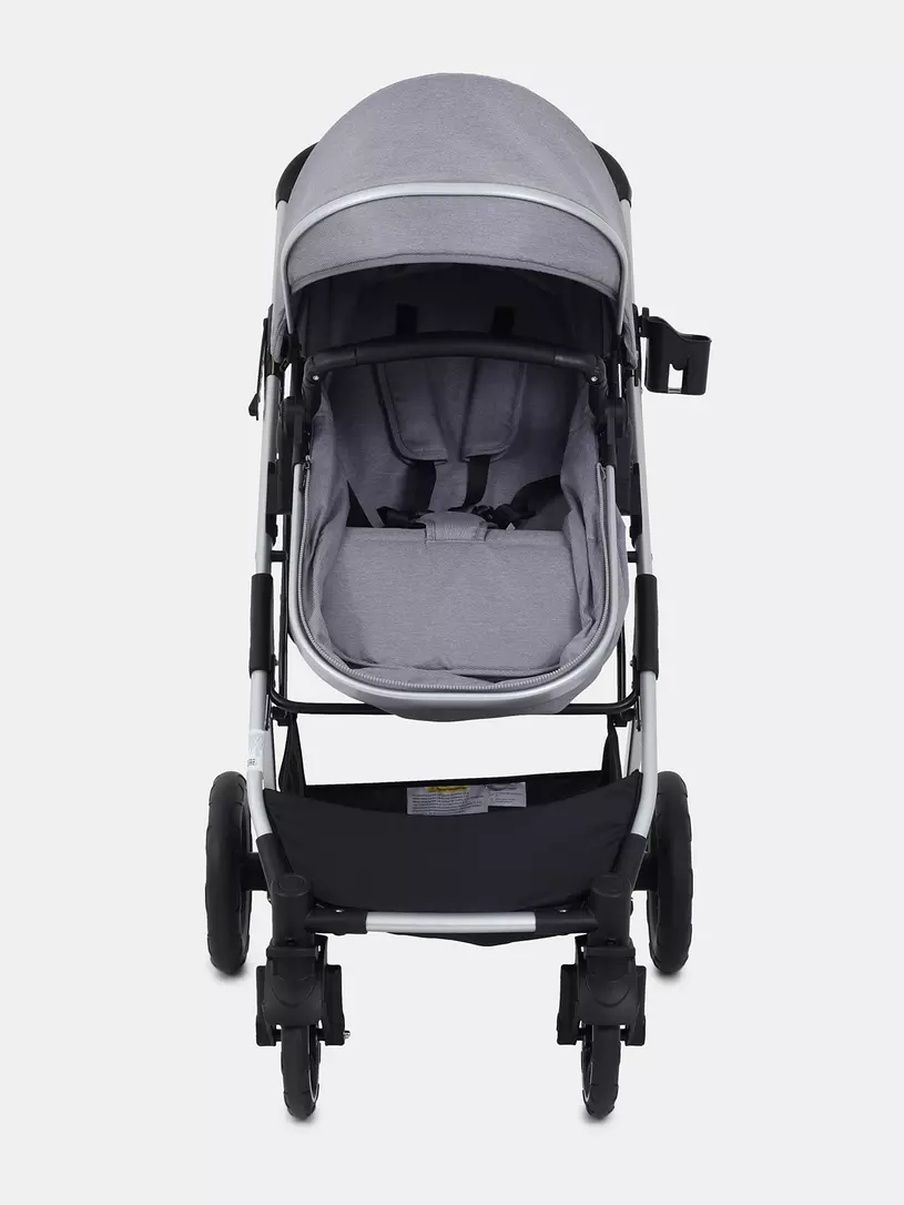 Коляска-трансформер 3 в 1 Mowbaby Jasper Silver grey