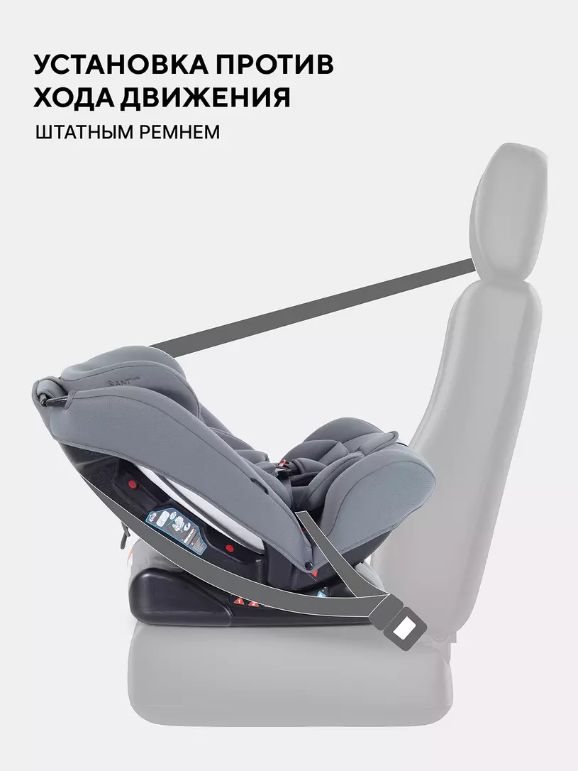 Автокресло Rant Basic Unity Next группа 0+/1/2/3 (0-36 кг) Grey