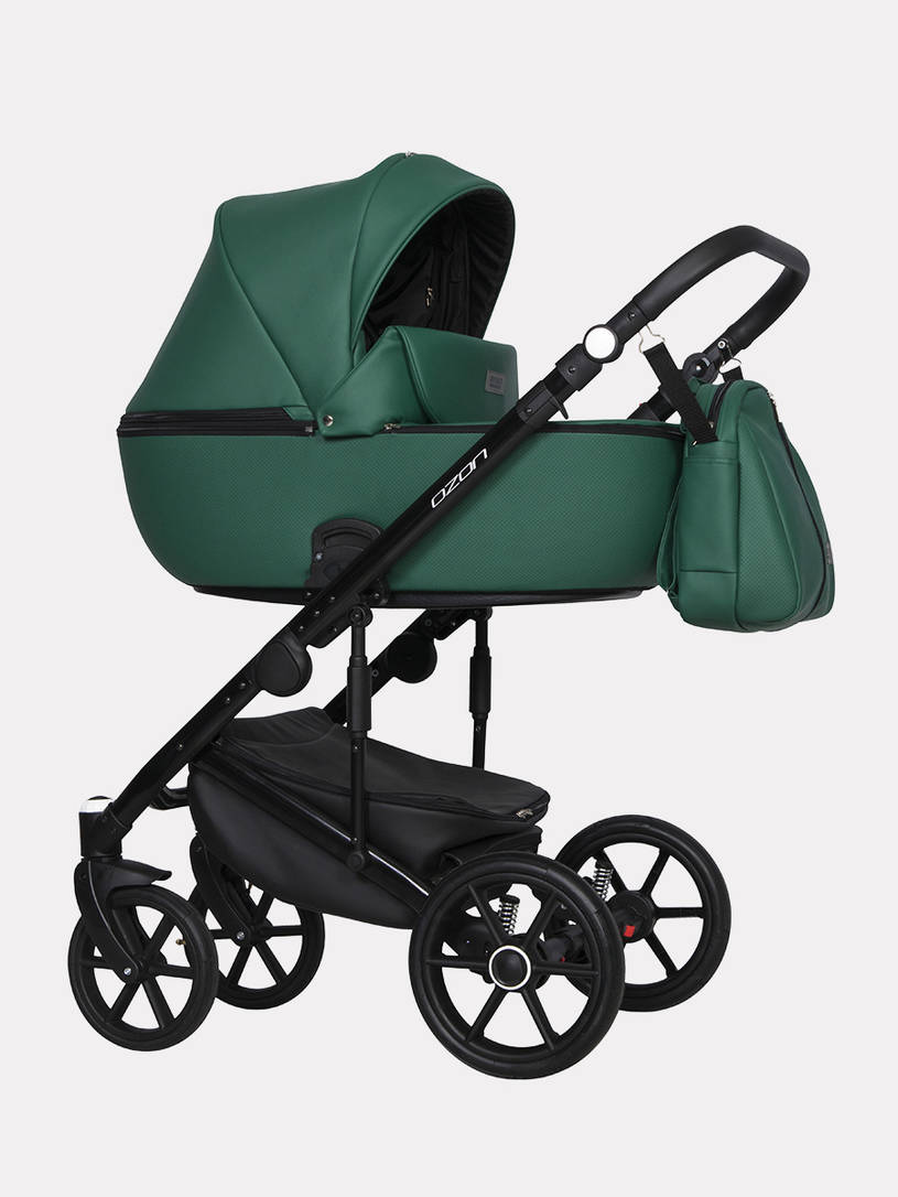 Коляска 2 в 1 Riko Basic Ozon Ecco 22 изумрудный