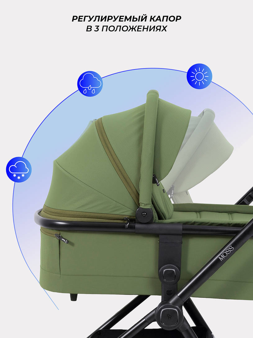 Коляска 2 в 1 Rant Moss 2025 Olive