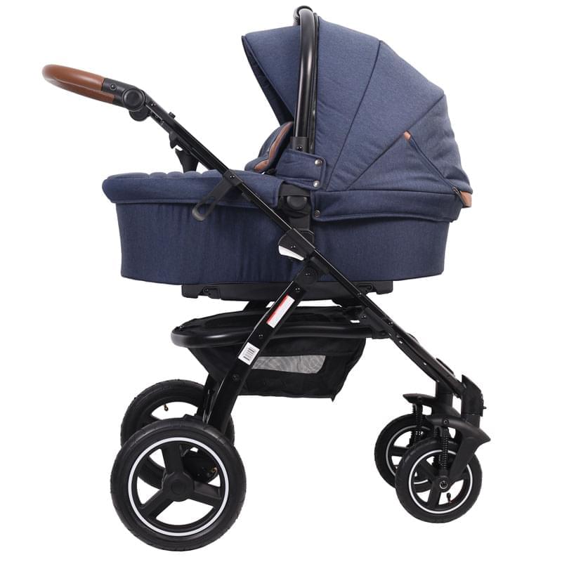 Коляска 3 в 1 Rant Alaska синий