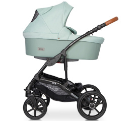 Коляска 3 в 1 Riko Basic Bella Life 02 Basil зеленый