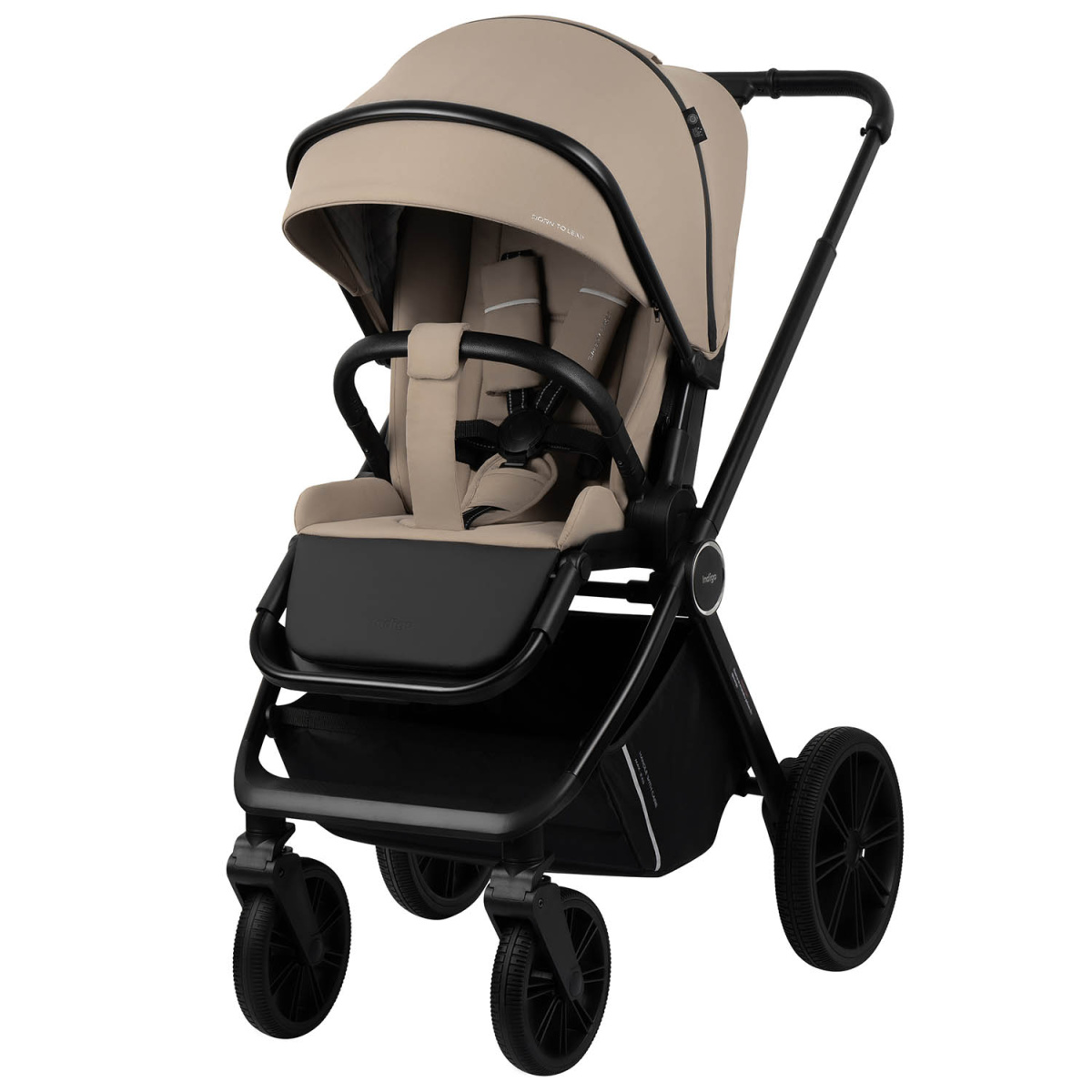 Коляска 2 в 1 Indigo STING бежевый
