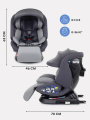 Автокресло Rant Nitro Plus isofix группа 0/1/2/3 (0-36 кг) Grey