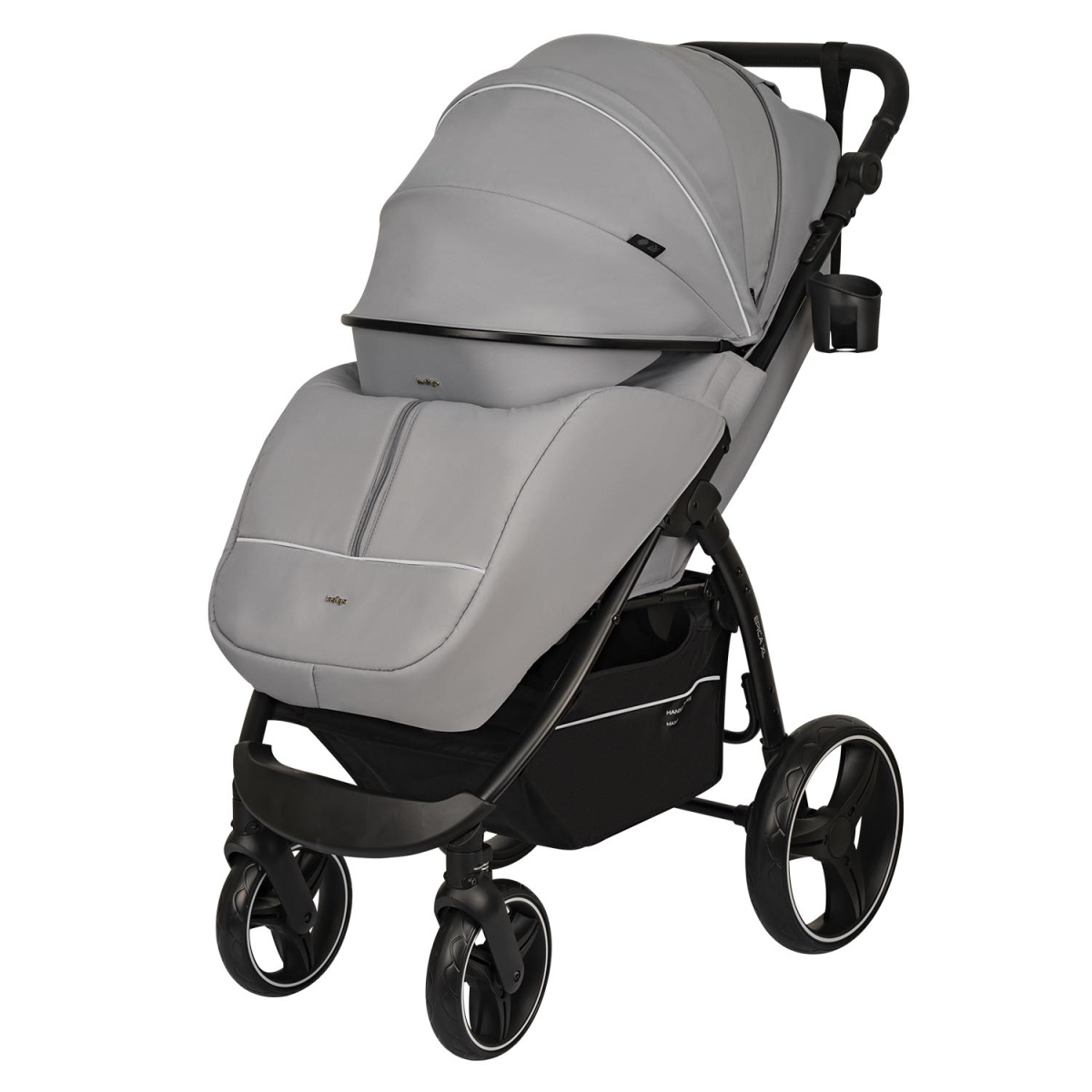 Коляска прогулочная Indigo EPICA XL светло-серый