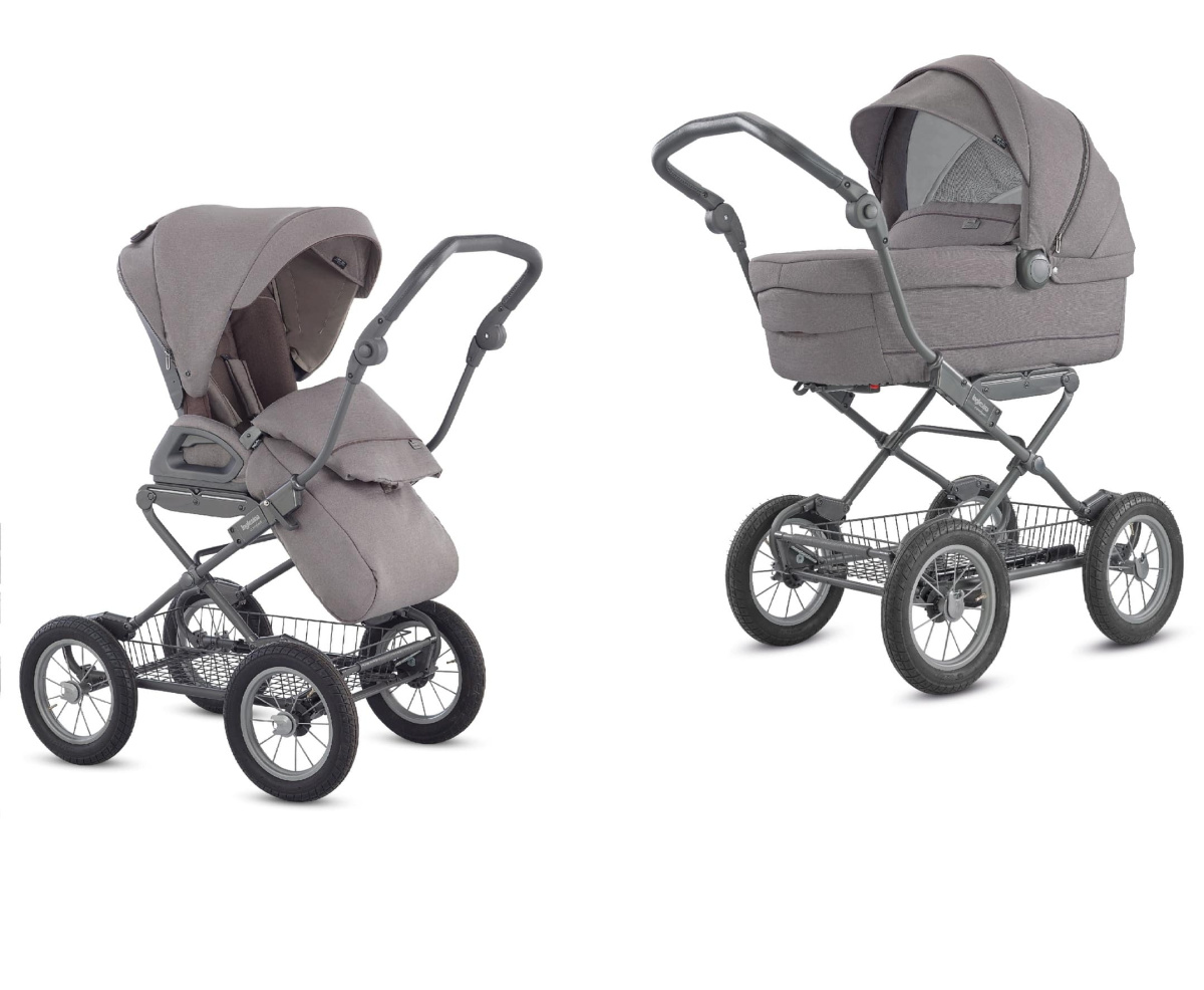 Коляска Sofia System Duo 2 в 1 на шасси Ergo Bike (AA15K6SDG + AE15H6100), цвет SIDERAL GREY