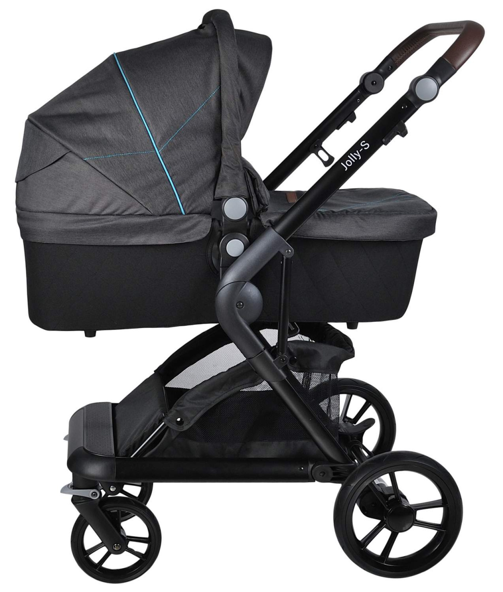 Коляска модульная 2 в 1 Farfello Jolly-S (J-88 серый)