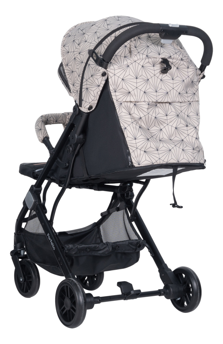Коляска детская прогулочная Farfello Comfy Go (Tracery beige/ажурный бежевый CG-55)