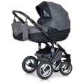 Коляска 3 в 1 Riko Bruno 01 серый