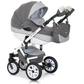 Коляска 2 в 1 Riko Bruno Ecco 17 серый