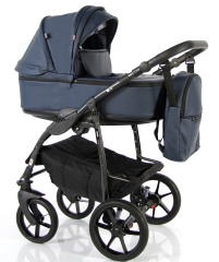 Детская коляска Sevillababy Uno 2 в 1 синий экокожа