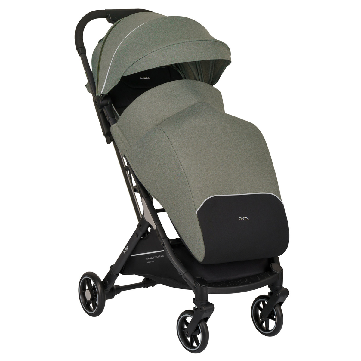 Коляска прогулочная Indigo ONYX оливковый