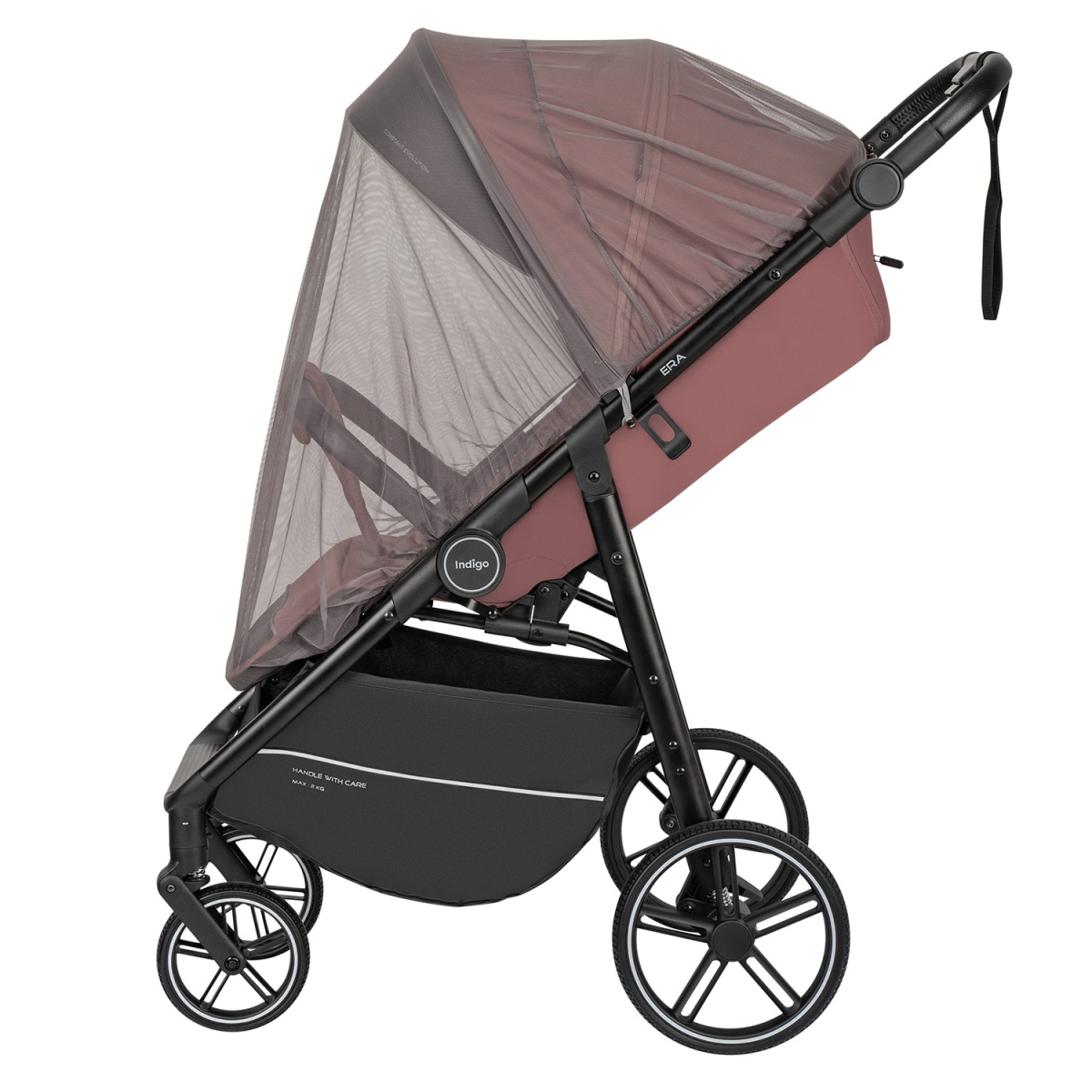 Коляска прогулочная Indigo ERA розовый