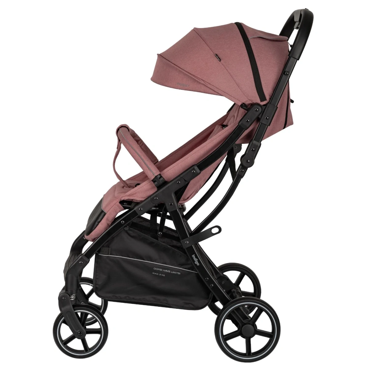 Коляска прогулочная Indigo FROST розовый