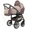 Коляска 2 в 1 Rant Fenix Len 06 бежево-коричневый