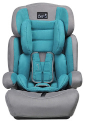 Автокресло детское Farfello CS-003 Изумрудно-зеленый/Emerald green велюр, YB702AEG