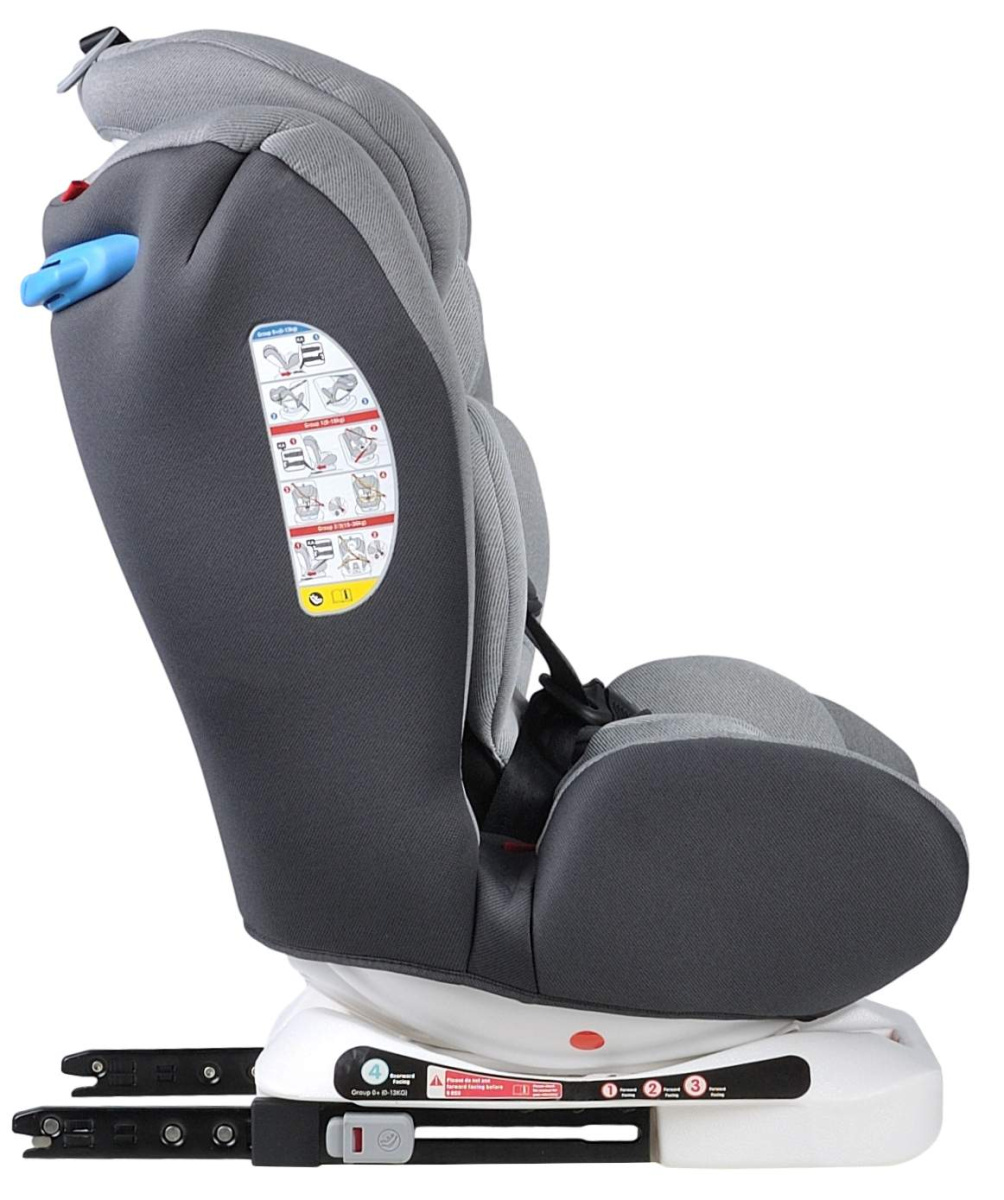 Автокресло детское Farfello CS-002 ISOFIX серый/темно-серый Gray/DK Grey