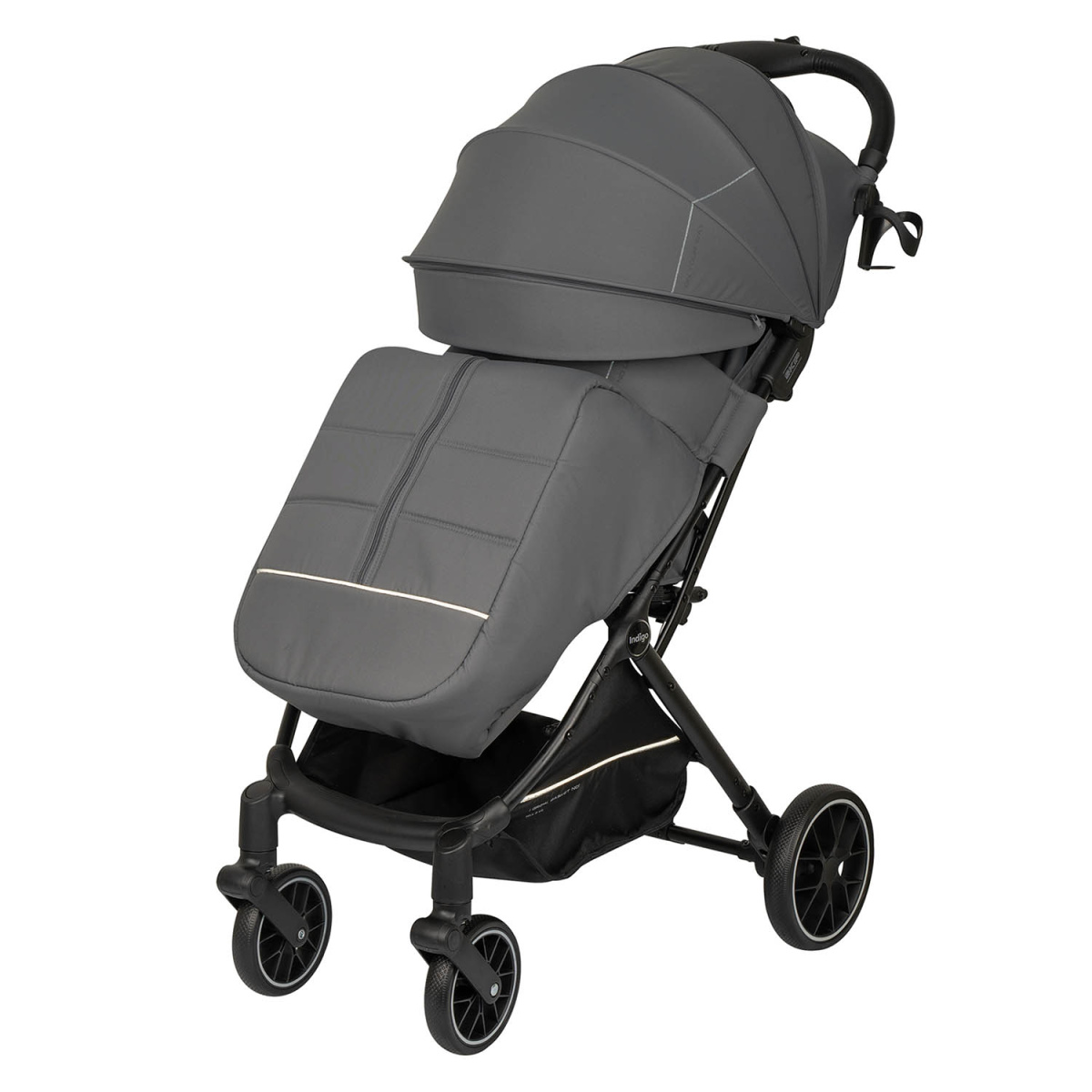Коляска прогулочная Indigo SKIP темно-серый