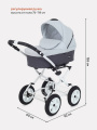 Коляска 2 в 1 Rant Dream Classic 01 графит-серый