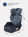 Автокресло Rant Macro City line 2/3 (15-36 кг) grey