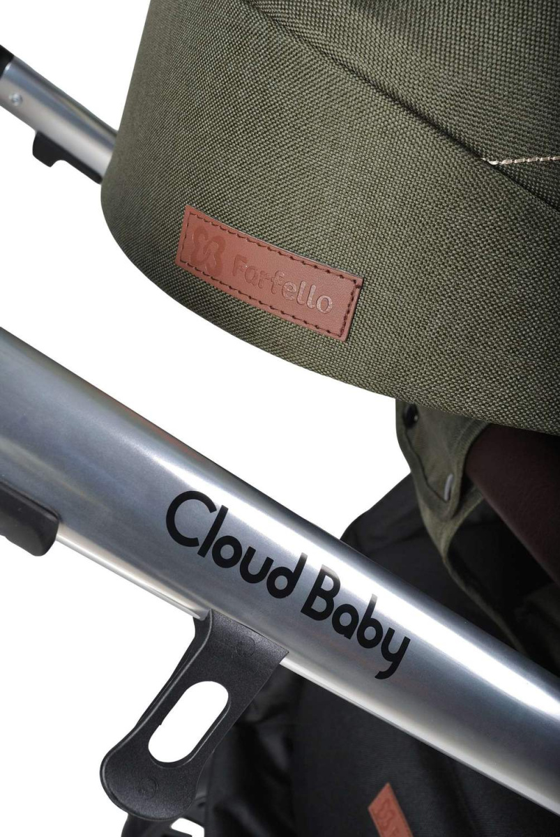 Коляска модульная 2 в 1 Farfello Cloud Baby CB (CB-11 Хаки)