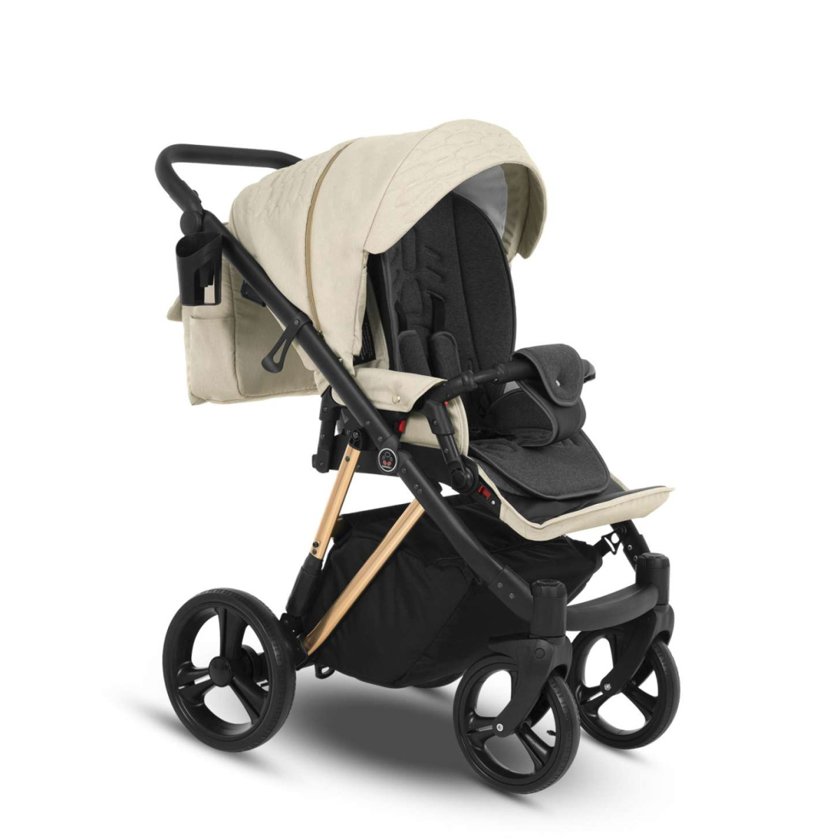 Коляска Camarelo Faro 2 в 1 светло-бежевый меланж