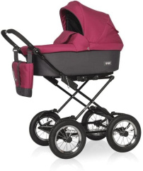 Коляска 2 в 1 Riko Basic Bella Classic 04 сиреневый