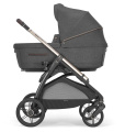 Коляска 3 в 1 Inglesina Aptica New с подставкой под люльку Stand Up, Velvet Grey
