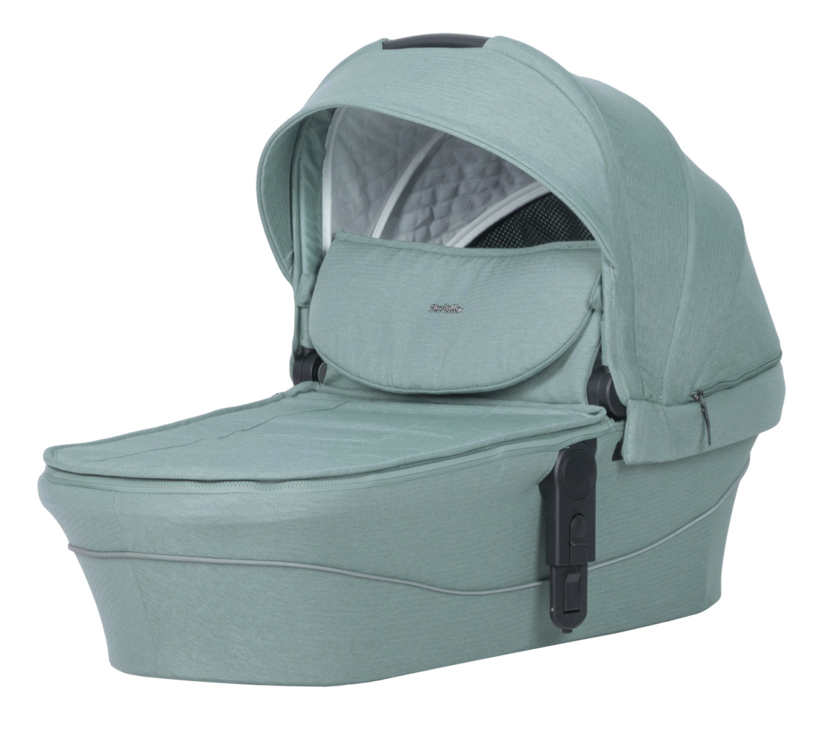 Коляска модульная 2в1 Farfello Baby shell BBS (BBS-15 Green/Зеленый / серебро)