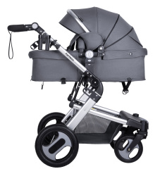 Коляска трансформер Farfello Diamond All-season (Электрический Серый)
